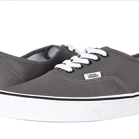 Grey Vans Authentic Lo Pro Skate Shoe -Pewter KIDS* - Picture 1 of 2